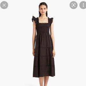 Sheer Black Swiss dot Hill House nap dress. XS. Worn once!